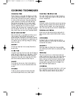 Preview for 21 page of Daewoo KOR-63ND Operating Instructions & Cook Book