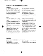 Preview for 19 page of Daewoo KOR-63ND5S Operating Instructions & Cook Book