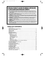 Предварительный просмотр 2 страницы Daewoo KOR-63RA Operating Instructions & Cook Book