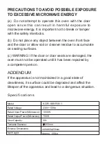 Preview for 19 page of Daewoo KOR-669RW-1 Instruction Manual