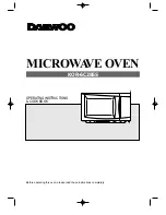 Preview for 2 page of Daewoo KOR-6C2B5S Operating Instructions & Cook Book