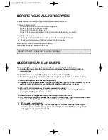 Preview for 15 page of Daewoo KOR-6C2B5S Operating Instructions & Cook Book