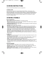 Preview for 16 page of Daewoo KOR-6C6R Operating Instructions & Cook Book