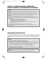 Preview for 4 page of Daewoo KOR-6CDS8A18 Operating Instructions & Cook Book