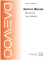 Daewoo KOR-6L05 Service Manual preview