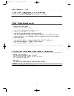 Preview for 14 page of Daewoo KOR-6L0B1A Operating Instructions & Cook Book