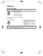 Предварительный просмотр 8 страницы Daewoo KOR-6L0B3S Operating Instructions & Cook Book