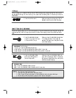 Предварительный просмотр 11 страницы Daewoo KOR-6L0B3S Operating Instructions & Cook Book