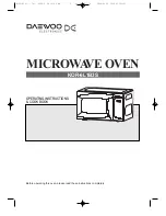 Daewoo KOR-6L1B3S Operating Instructions & Cook Book preview