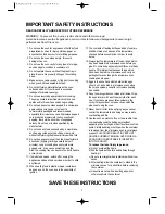 Preview for 3 page of Daewoo KOR-6L2B3S Operating Instructions & Cook Book