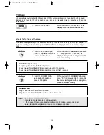 Preview for 11 page of Daewoo KOR-6L2B3S Operating Instructions & Cook Book