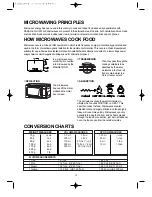 Preview for 20 page of Daewoo KOR-6L2B3S Operating Instructions & Cook Book