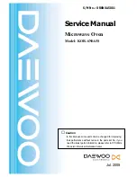 Preview for 1 page of Daewoo KOR-6N0A5S Service Manual