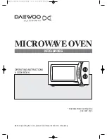 Daewoo KOR-6N35S Operating Instructions & Cook Book preview