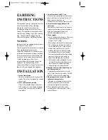 Предварительный просмотр 4 страницы Daewoo KOR-6NF7 Operating Instructions & Cook Book