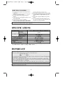 Предварительный просмотр 14 страницы Daewoo KOR-6NF7 Operating Instructions & Cook Book