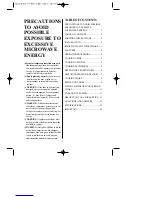 Preview for 3 page of Daewoo KOR-6NF75S Operating Instructions Manual