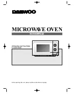 Preview for 1 page of Daewoo KOR-6NM51A Operating Instructions & Cook Book