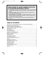 Preview for 2 page of Daewoo KOR-6NM51A Operating Instructions & Cook Book