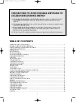 Preview for 2 page of Daewoo KOR-6NMB1 Operating Instructions & Cook Book