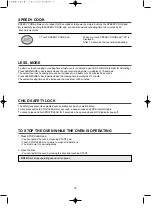 Preview for 13 page of Daewoo KOR-6NMB1 Operating Instructions & Cook Book