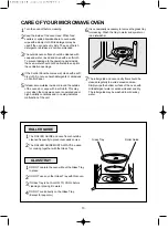 Preview for 14 page of Daewoo KOR-6NMB1 Operating Instructions & Cook Book