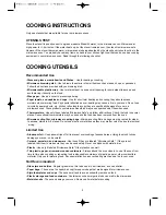 Preview for 9 page of Daewoo KOR-6Q175S Operating Instructions & Cook Book