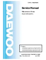 Daewoo KOR-6Q1B3A Service Manual предпросмотр