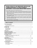 Предварительный просмотр 2 страницы Daewoo KOR-6Q1B3A Service Manual