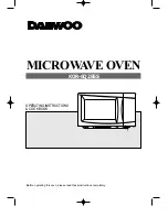 Предварительный просмотр 1 страницы Daewoo KOR-6Q2B5S Operating Instructions & Cook Book