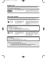 Предварительный просмотр 10 страницы Daewoo KOR-6Q2B5S Operating Instructions & Cook Book