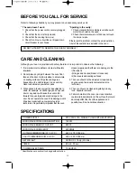 Preview for 16 page of Daewoo KOR-6Q4R5S Operating Instructions & Cook Book