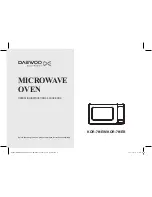 Preview for 1 page of Daewoo KOR-761EB Operating Instructions & Cook Book