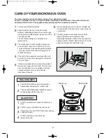 Предварительный просмотр 17 страницы Daewoo KOR-7L4BS Operating Instructions & Cook Book