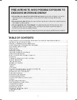 Preview for 2 page of Daewoo KOR-7LREW Operating Instructions & Cook Book