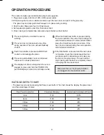 Preview for 9 page of Daewoo KOR-7LREW Operating Instructions & Cook Book