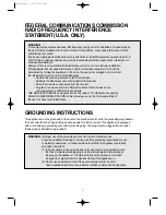 Preview for 4 page of Daewoo KOR-861G6 Operating Instructions Manual