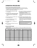 Preview for 11 page of Daewoo KOR-861G6 Operating Instructions Manual