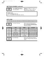 Preview for 17 page of Daewoo KOR-861G6 Operating Instructions Manual