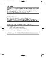 Preview for 18 page of Daewoo KOR-861G6 Operating Instructions Manual