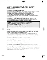 Preview for 25 page of Daewoo KOR-861G6 Operating Instructions Manual