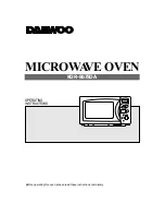 Preview for 1 page of Daewoo KOR-867S0A Operating Instructions Manual