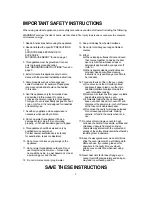 Preview for 3 page of Daewoo KOR-867S0A Operating Instructions Manual