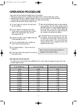 Предварительный просмотр 8 страницы Daewoo KOR-86CH7 Operating Instructions Manual