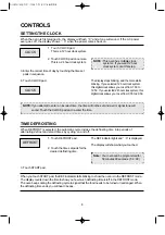 Предварительный просмотр 9 страницы Daewoo KOR-86CH7 Operating Instructions Manual