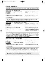 Предварительный просмотр 12 страницы Daewoo KOR-86CH7 Operating Instructions Manual