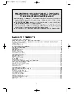 Preview for 2 page of Daewoo KOR-86CH7A Operating Instructions Manual