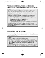 Preview for 4 page of Daewoo KOR-86CH7A Operating Instructions Manual