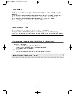 Preview for 15 page of Daewoo KOR-86CH7A Operating Instructions Manual