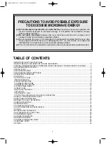 Preview for 2 page of Daewoo KOR-86CH9 Operating Instructions Manual